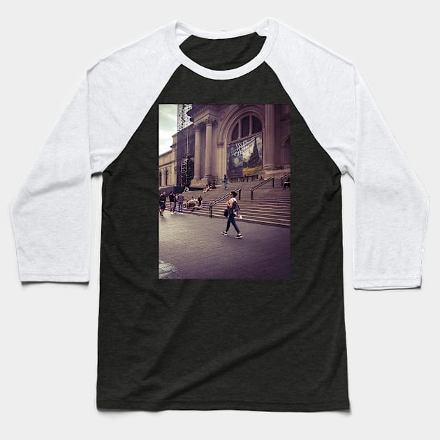 Fifth Avenue Manhattan NYC Baseball T-Shirt by eleonoraingrid